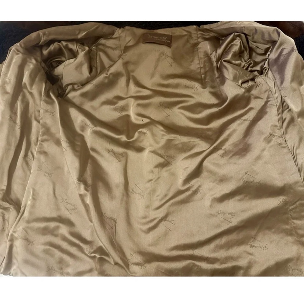 SOLD Schiaparelli vintage mahogany mink & Persian lamb coat, circa 1950s - Picture 12 of 12